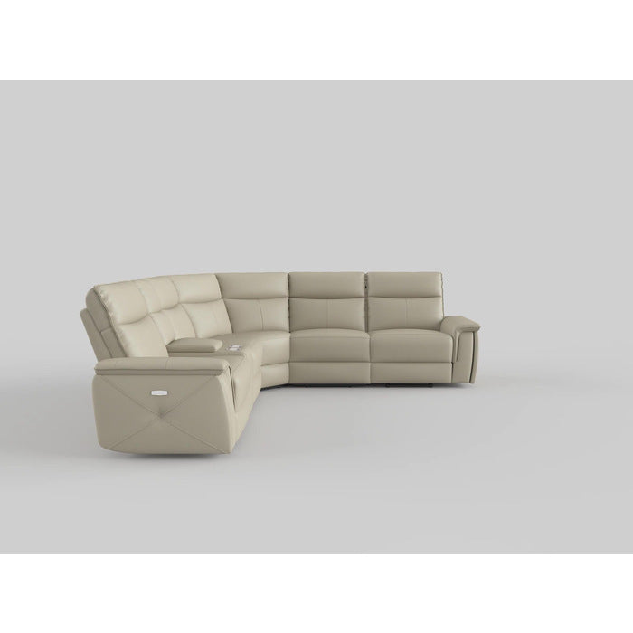 Maroni 6-Piece Modular Power Reclining Sectional With Headrests