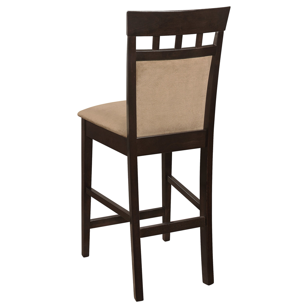 Clanton Upholstered Counter Height Stools Cappuccino And Tan (Set Of 2)