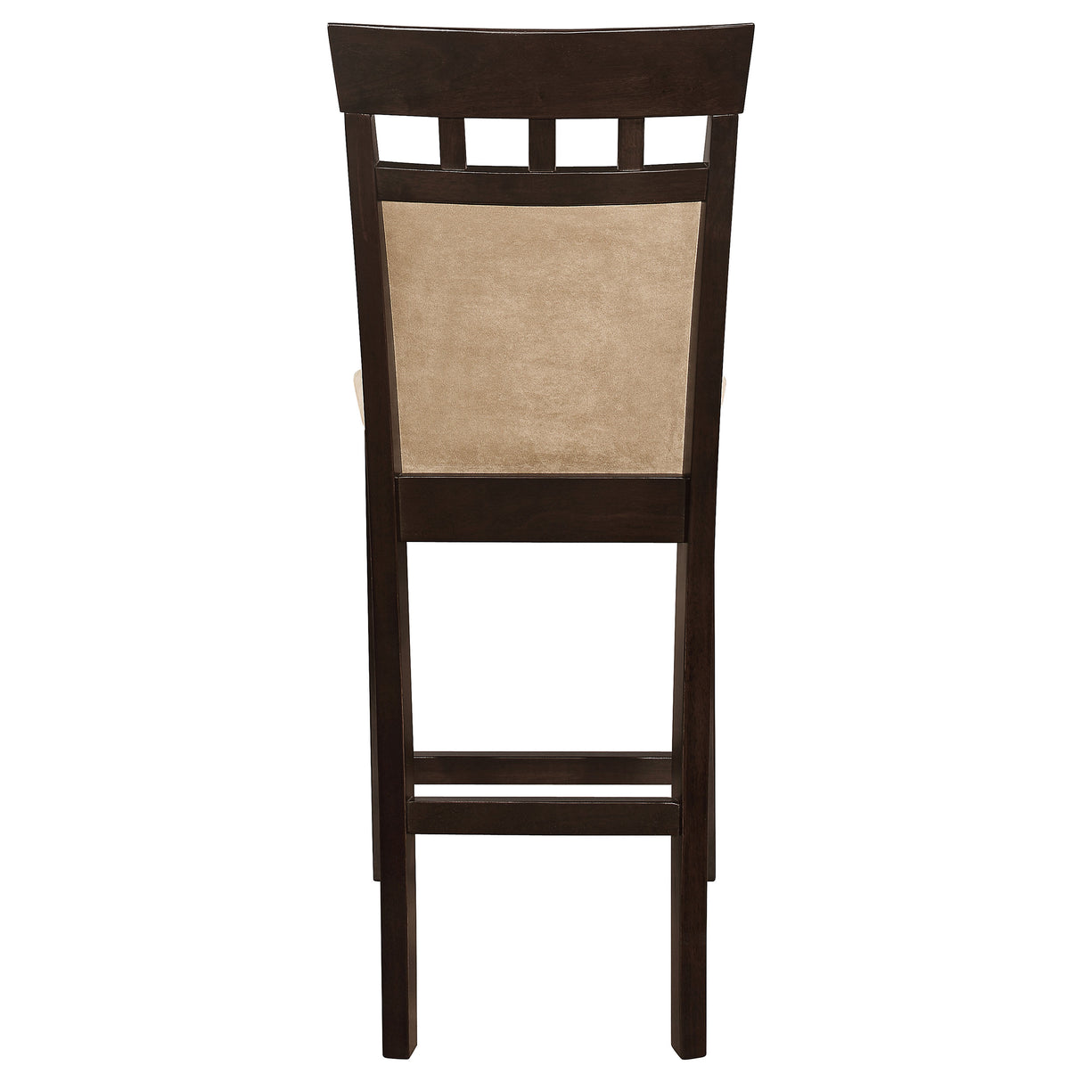 Clanton Upholstered Counter Height Stools Cappuccino And Tan (Set Of 2)