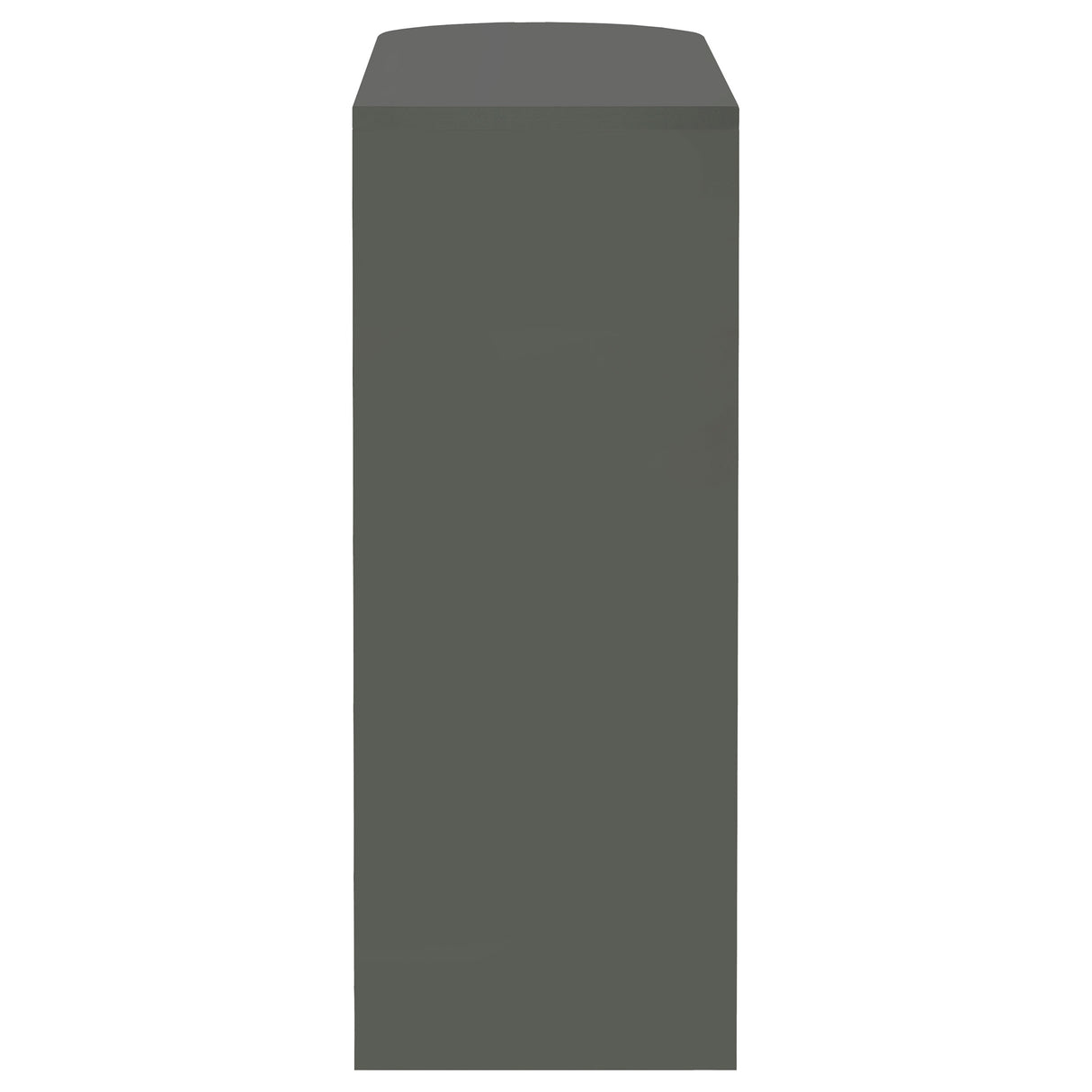 Adolfo 3-Tier Bar Table Glossy Grey And Clear