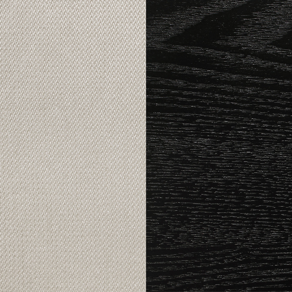 Louise Upholstered Dining Side Chairs Black And Cream (Set Of 2)