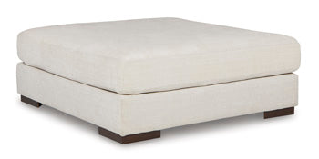 Lyndeboro Natural Oversized Accent Ottoman