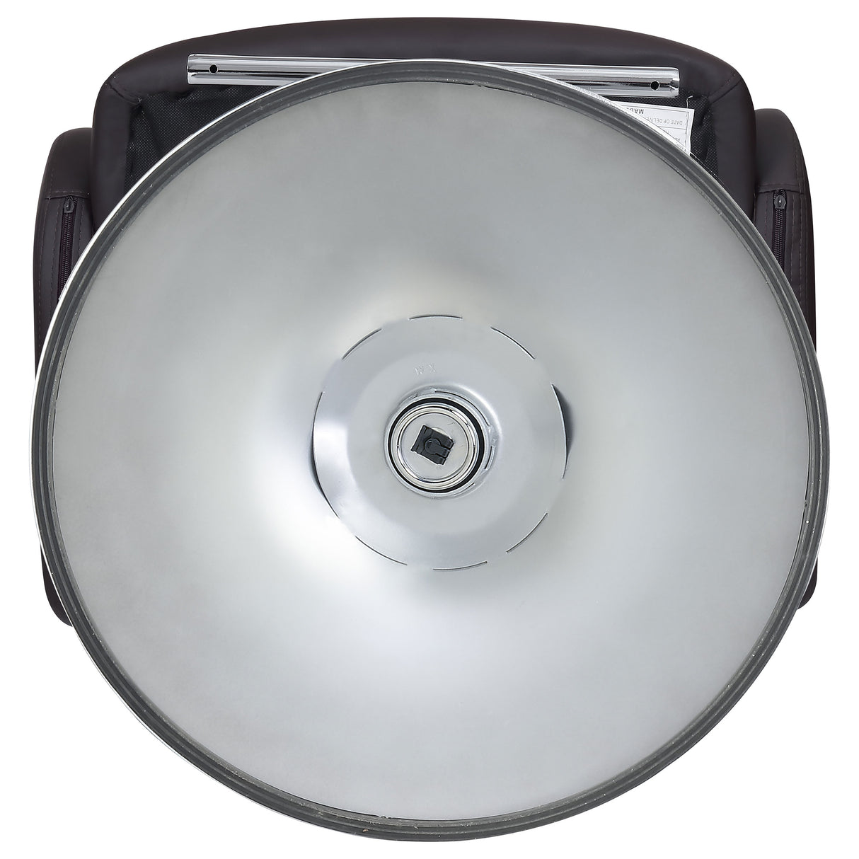 Brandi 29" Adjustable Height Bar Stool Chrome And Brown