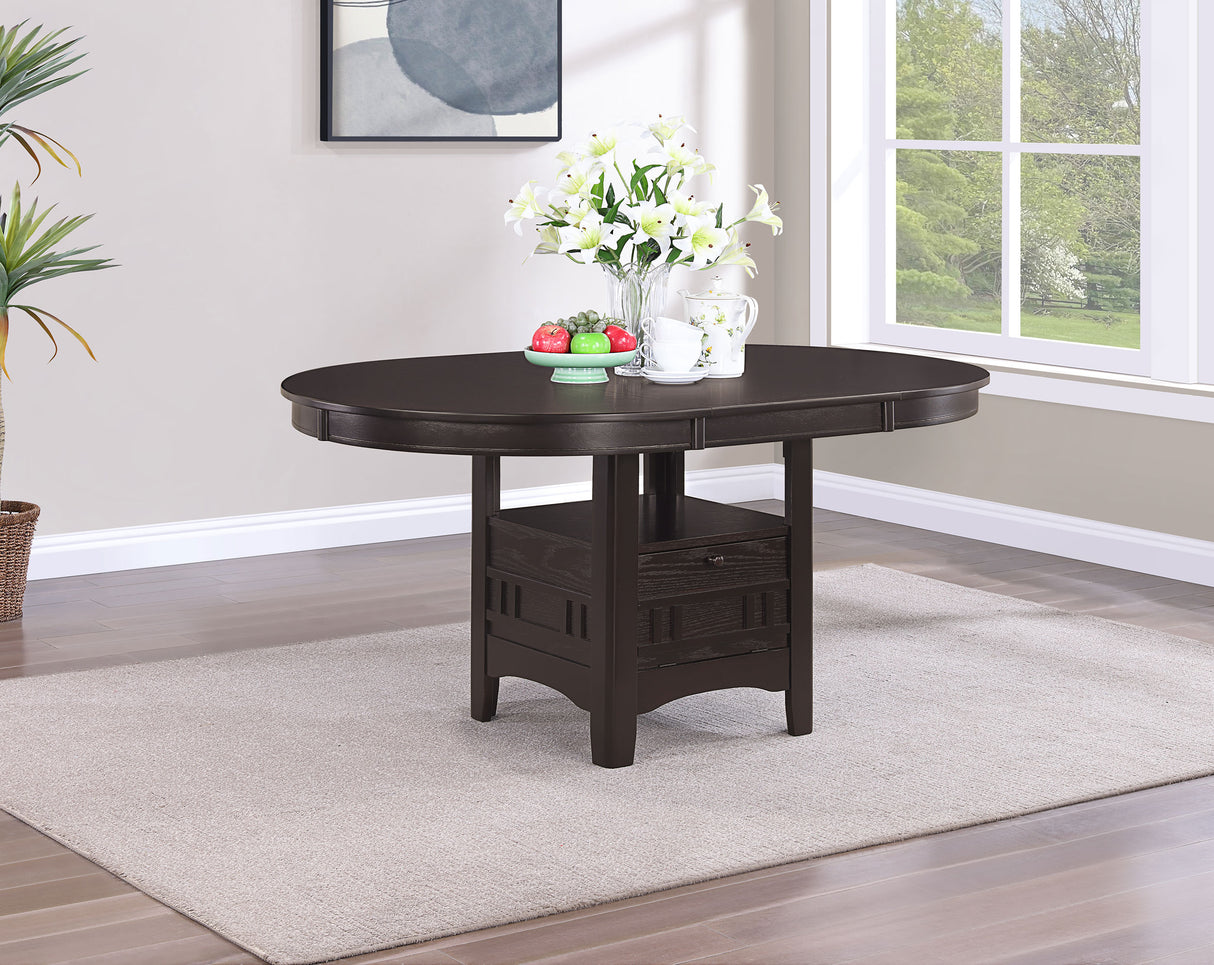 Lavon Dining Table With Storage Espresso