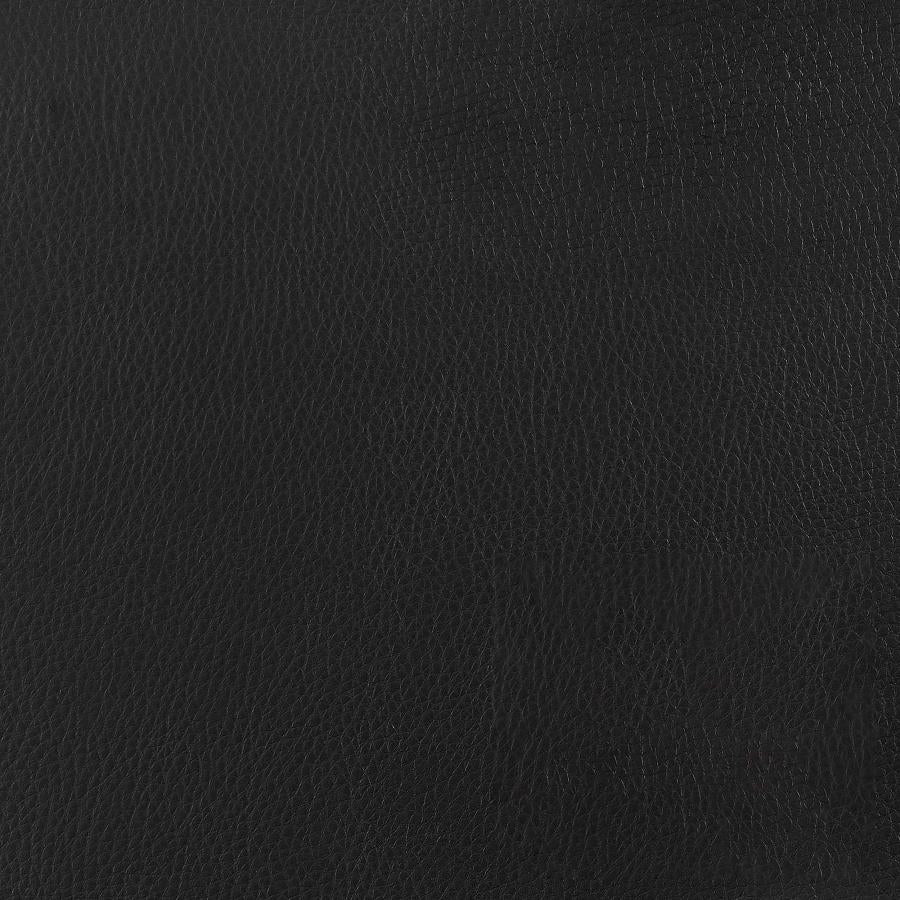 Juniper Armless Dining Chairs Black And Chrome (Set Of 2)