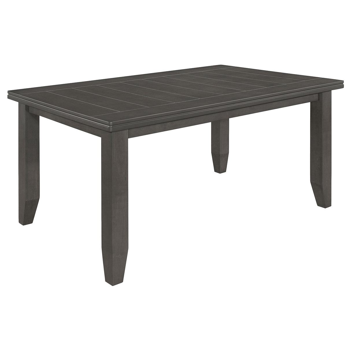 Dalila Dark Grey 5-Piece Rectangular Dining Table Set