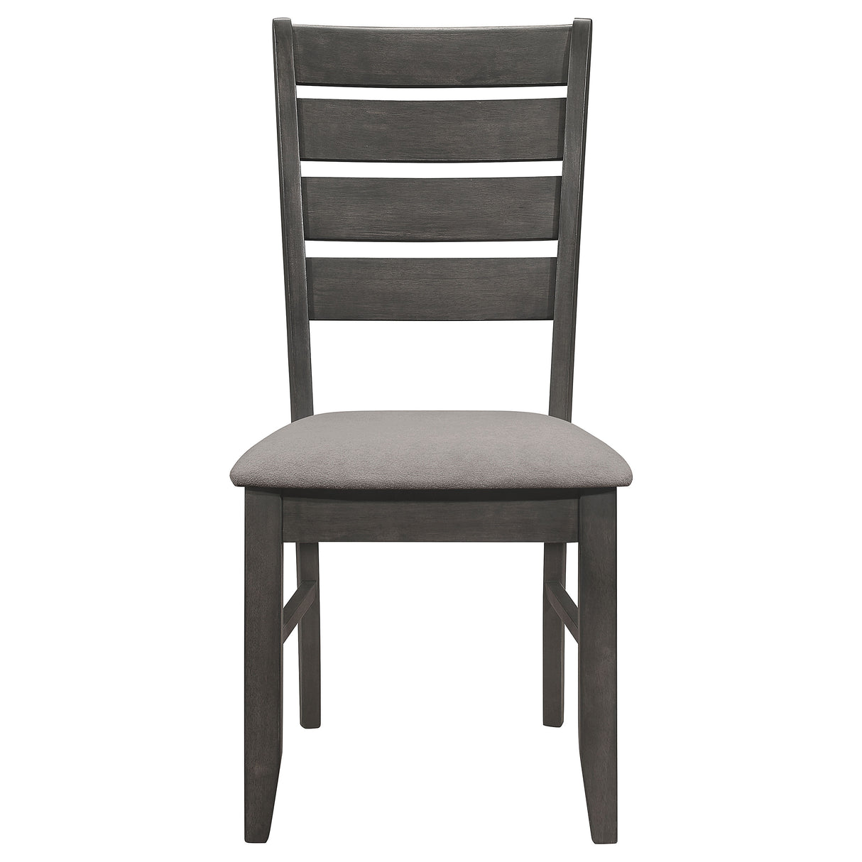 Dalila Ladder Back Side Chair (Set Of 2) Grey And Dark Grey