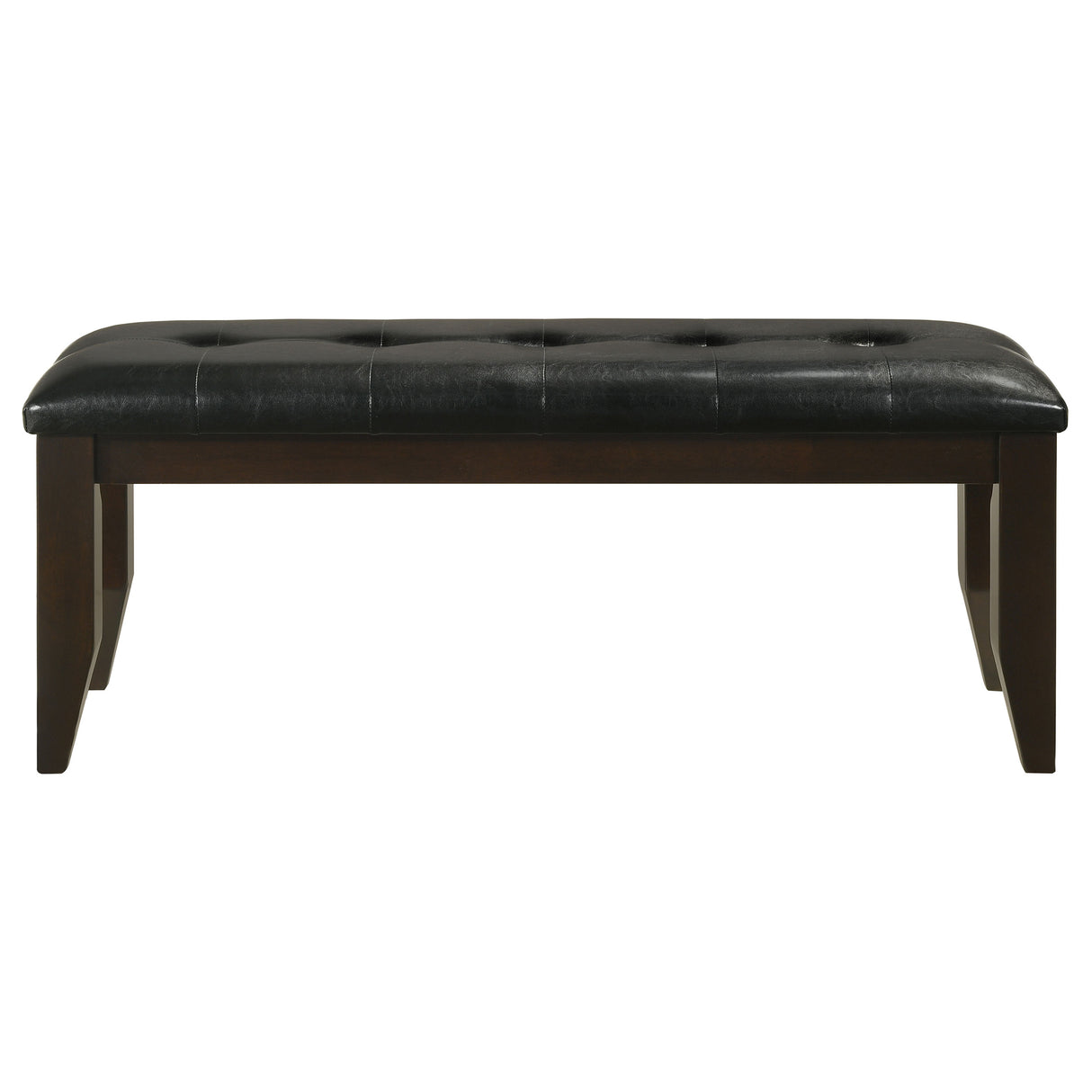 Dalila Tufted Upholstered Dining Bench Cappuccino And Black