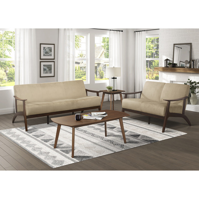 Carlson Brown Loveseat