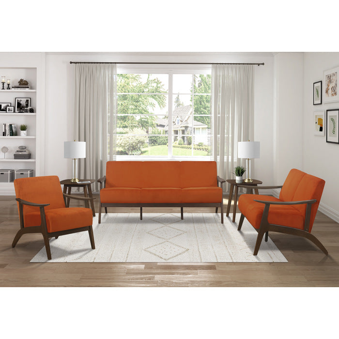 Carlson Orange Accent Chair