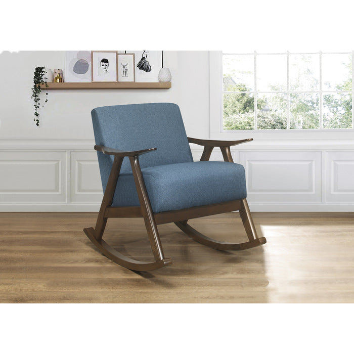Waithe Blue Rocking Chair