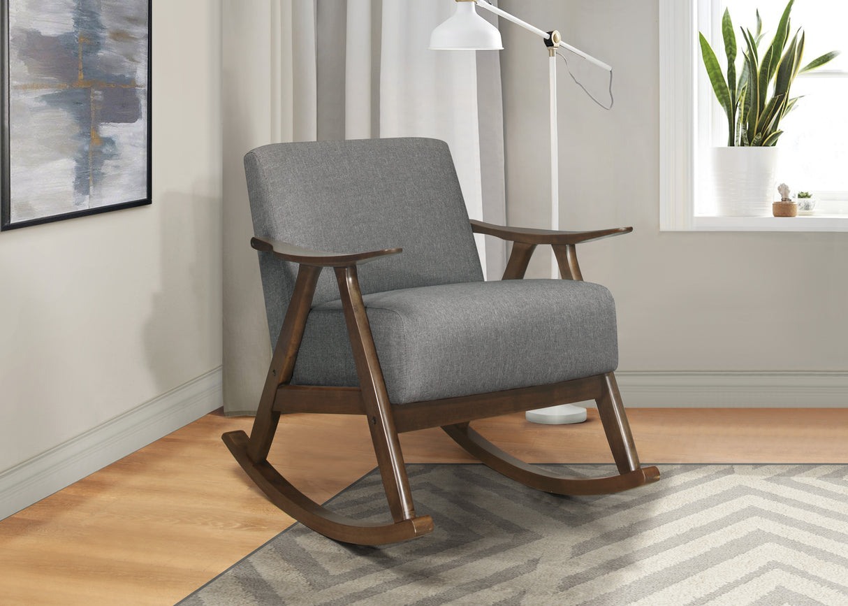 Waithe Gray Rocking Chair