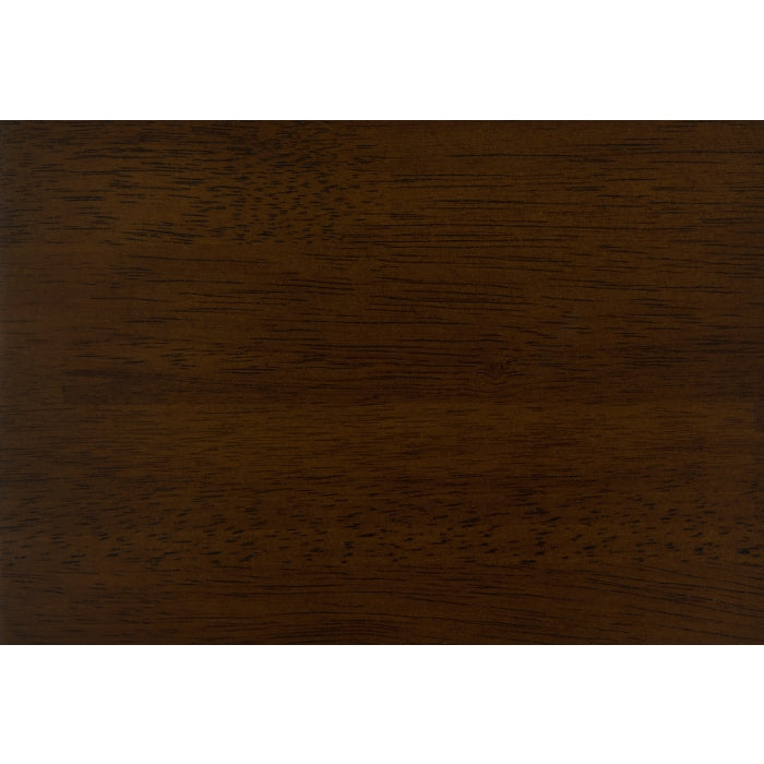 Alby Dark Brown Faux Leather Accent Chair