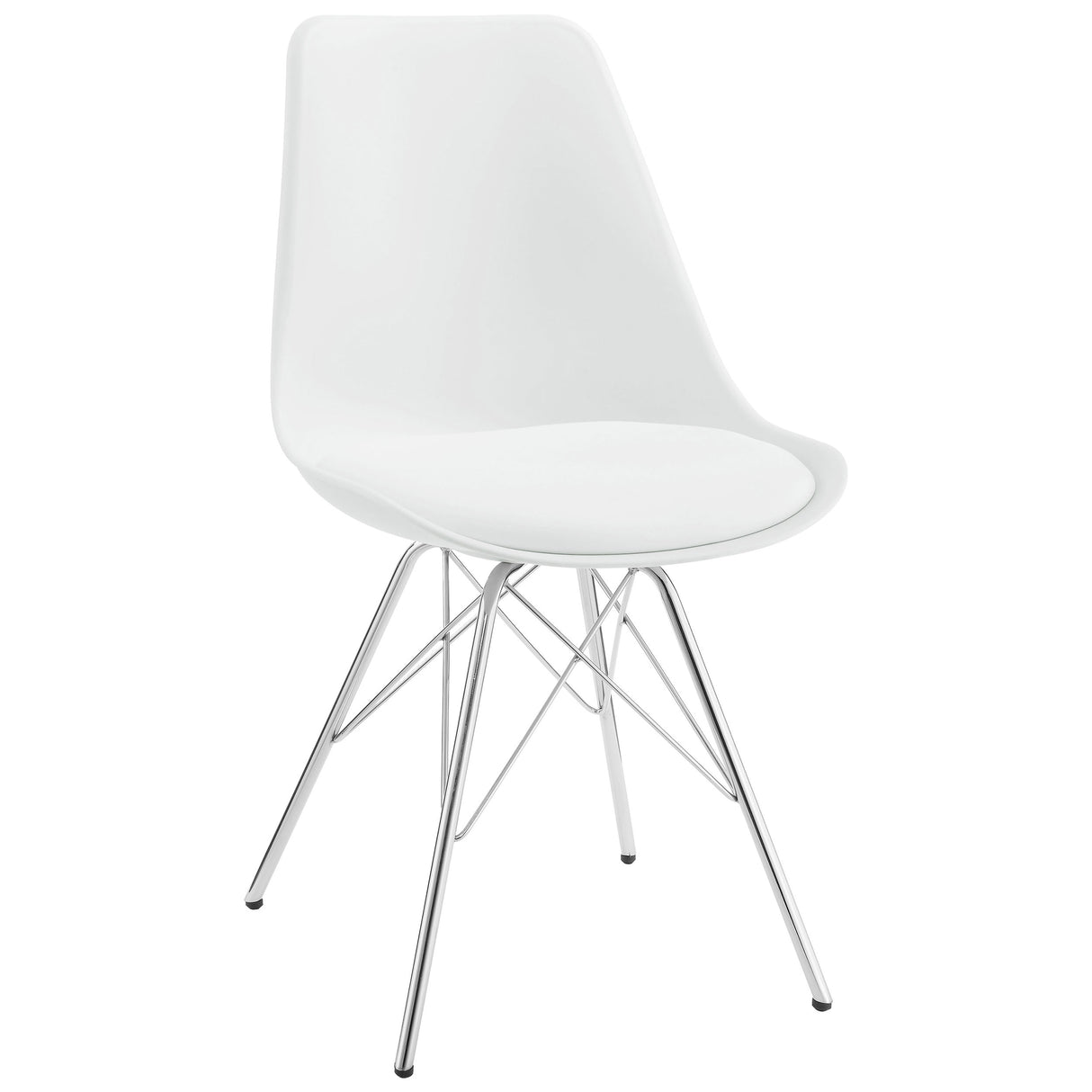 Lowry White 5-Piece Round Dining Table Set