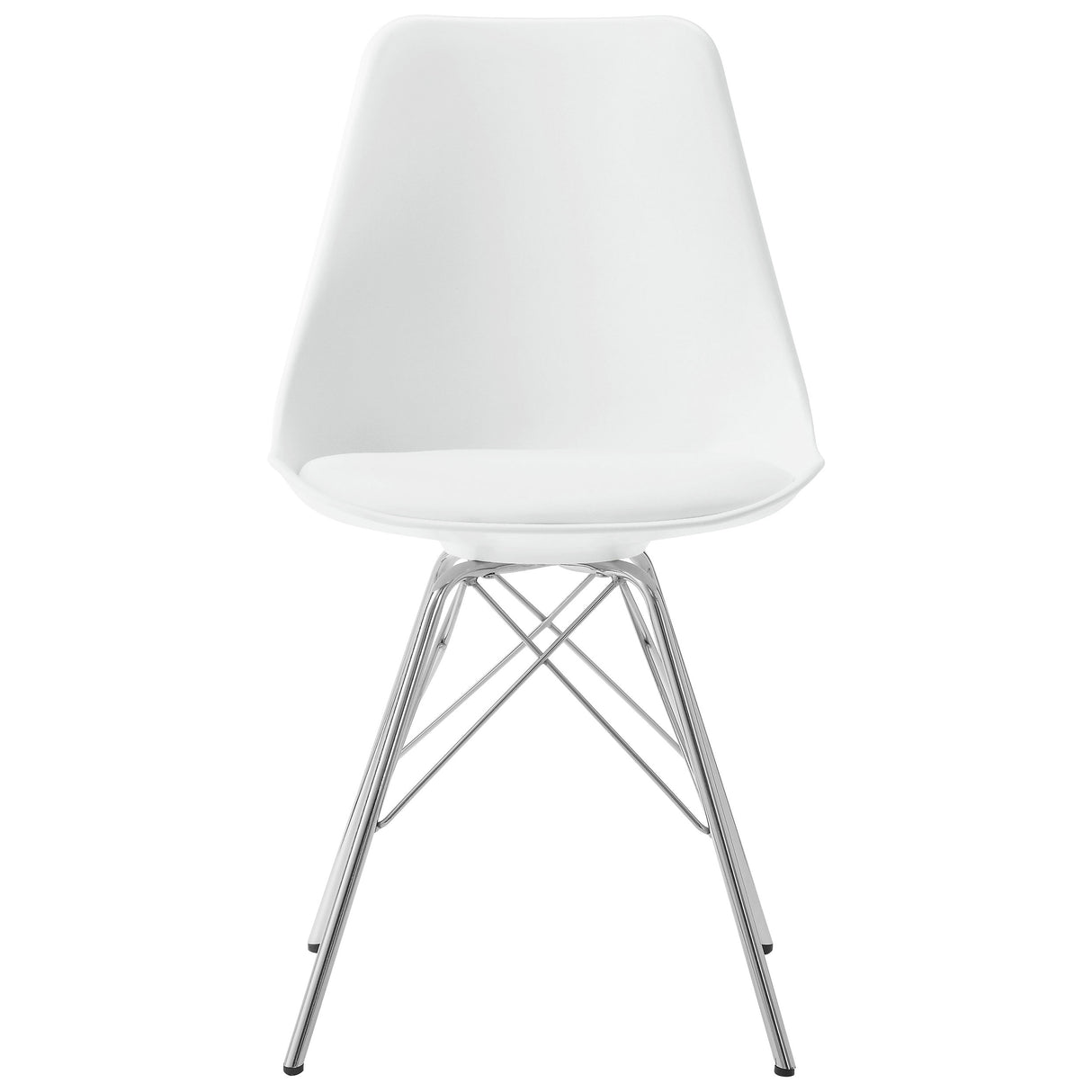 Lowry White 5-Piece Round Dining Table Set