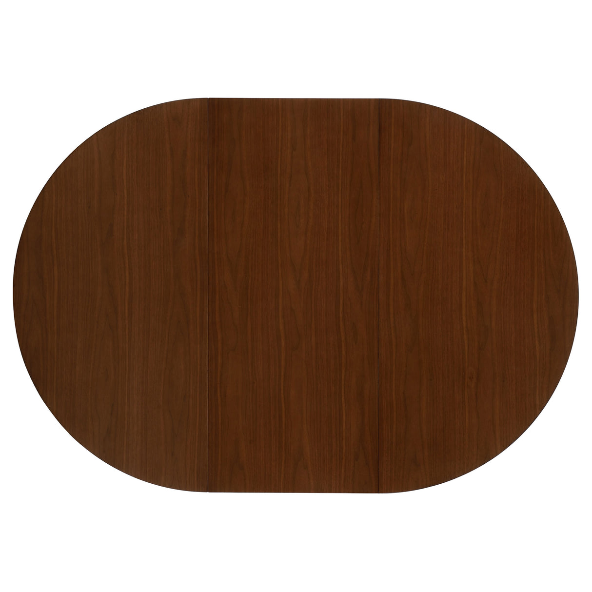 Jedda Dark Walnut 5-Piece Oval Dining Table Set