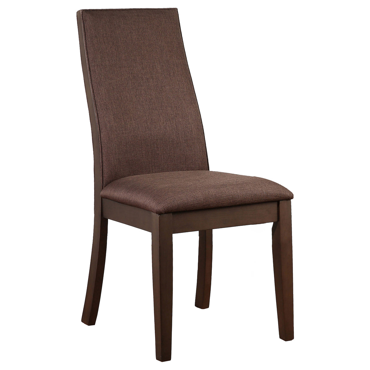 Spring Creek Upholstered Side Chairs Rich Cocoa Brown (Set Of 2)