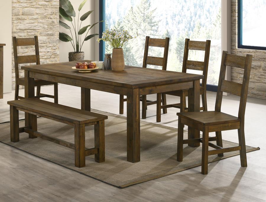 Coleman Dining Side Chairs Rustic Golden Brown (Set Of 2)