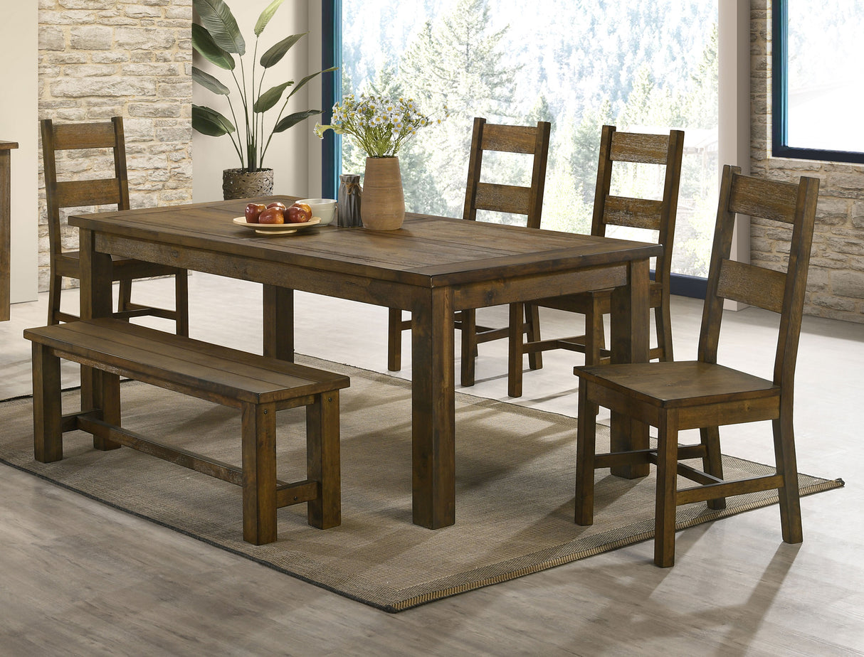 Coleman Dining Side Chairs Rustic Golden Brown (Set Of 2)