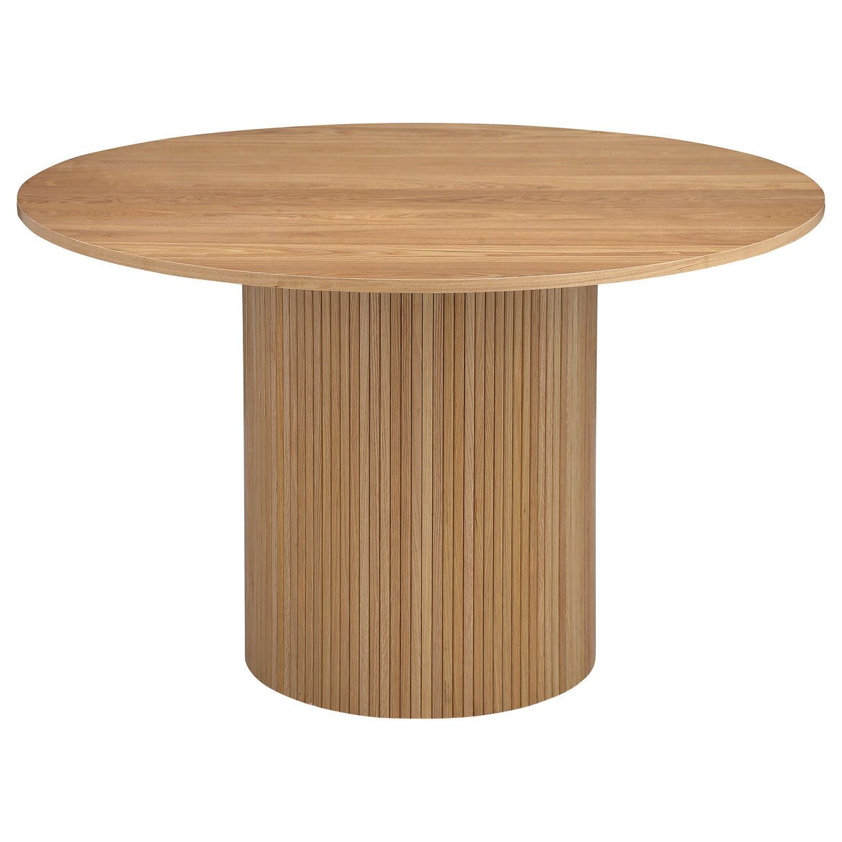 Bradbury Natural Round 48-Inch Wood Top Dining Table