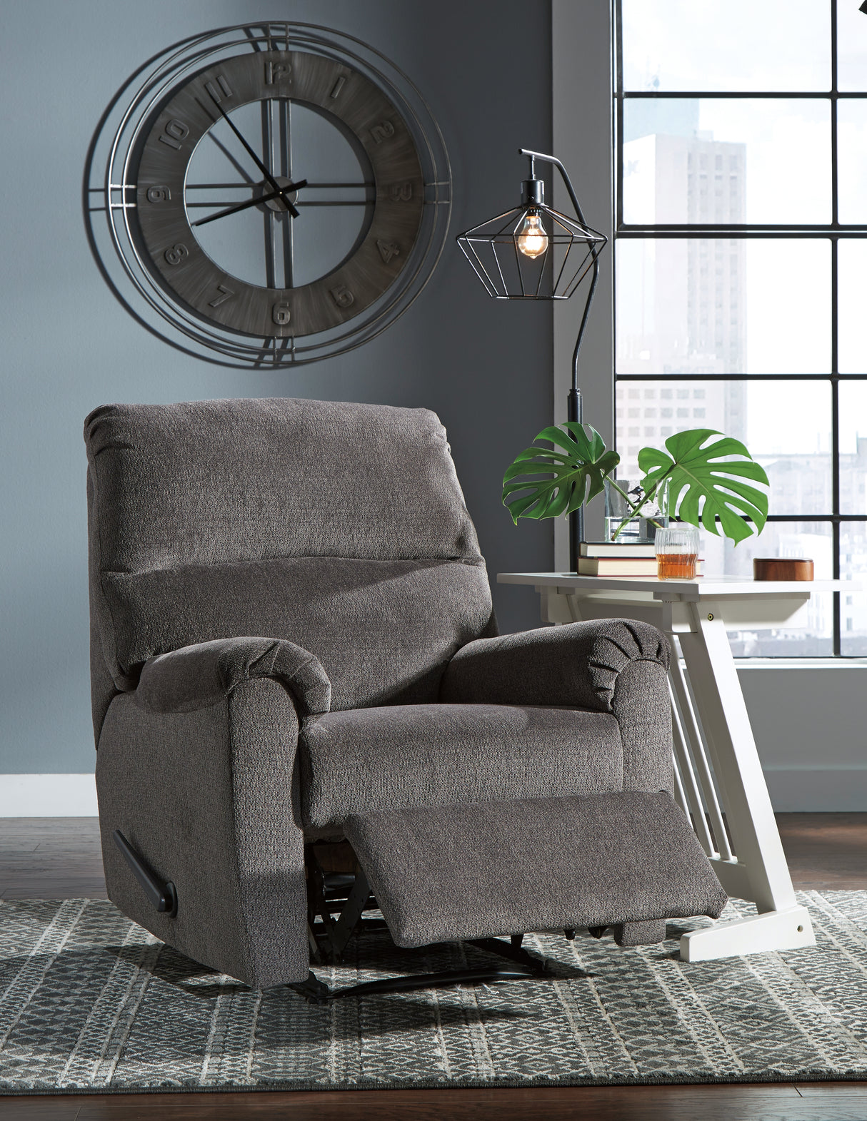 Nerviano Gray Recliner