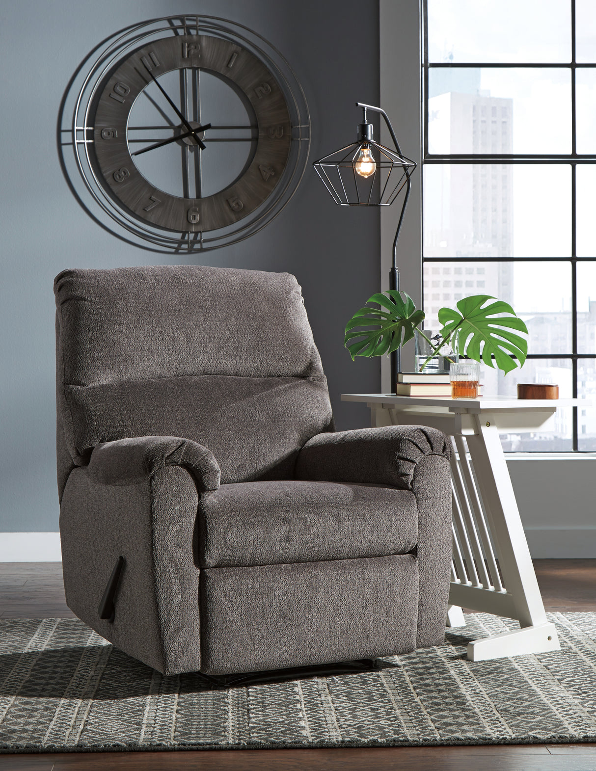 Nerviano Gray Recliner