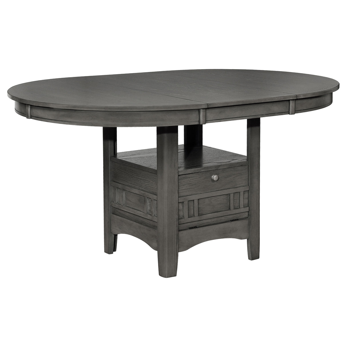 Lavon Dining Table With Storage Medium Grey