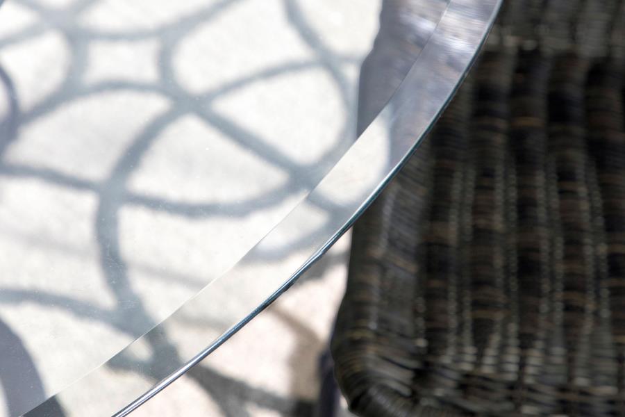 Aviano Dining Table Base Gunmetal