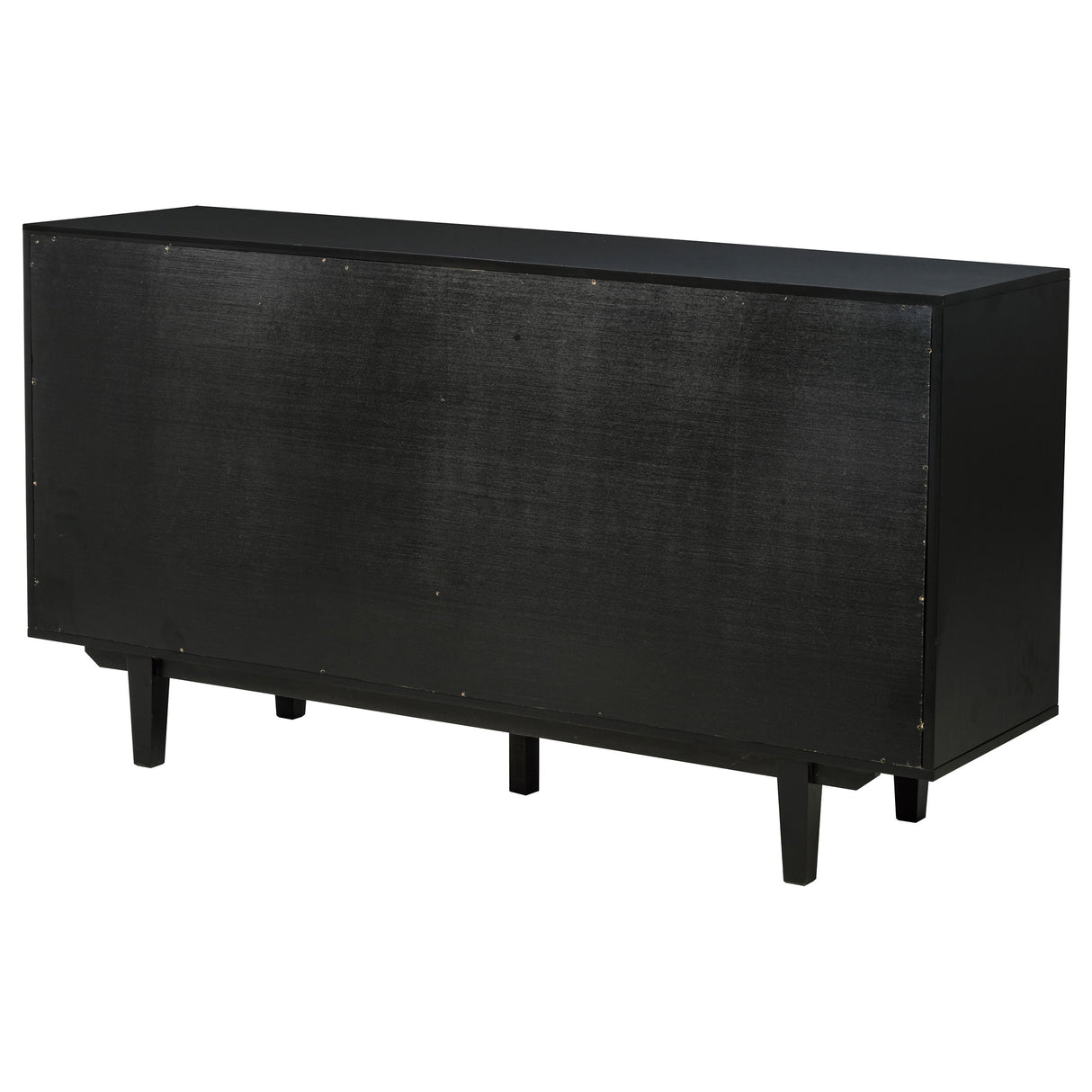 Middleton 4-door Sideboard Server with Dual Drawers Black