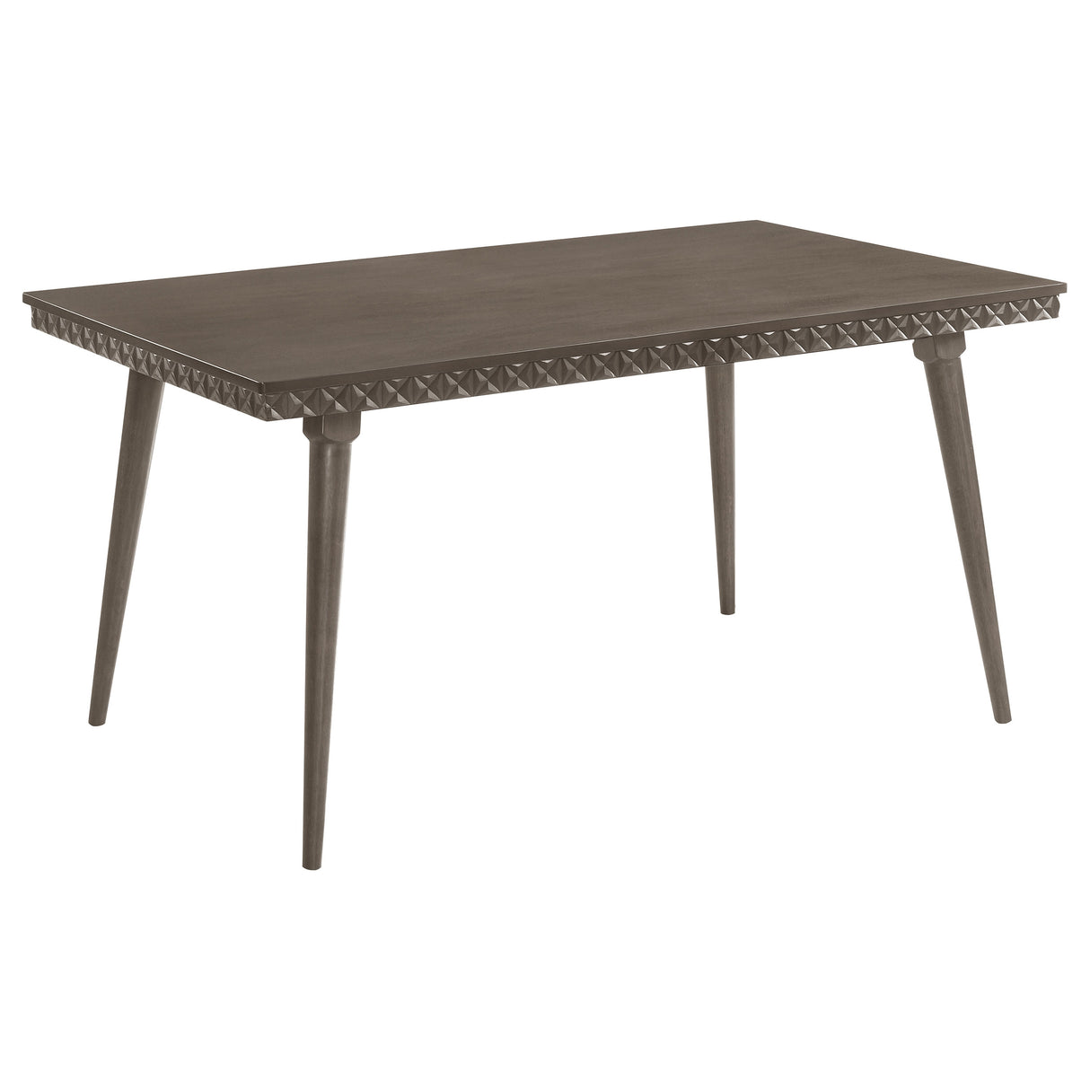 Onslow Dark Brown 59-Inch Rectangular Wood Dining Table