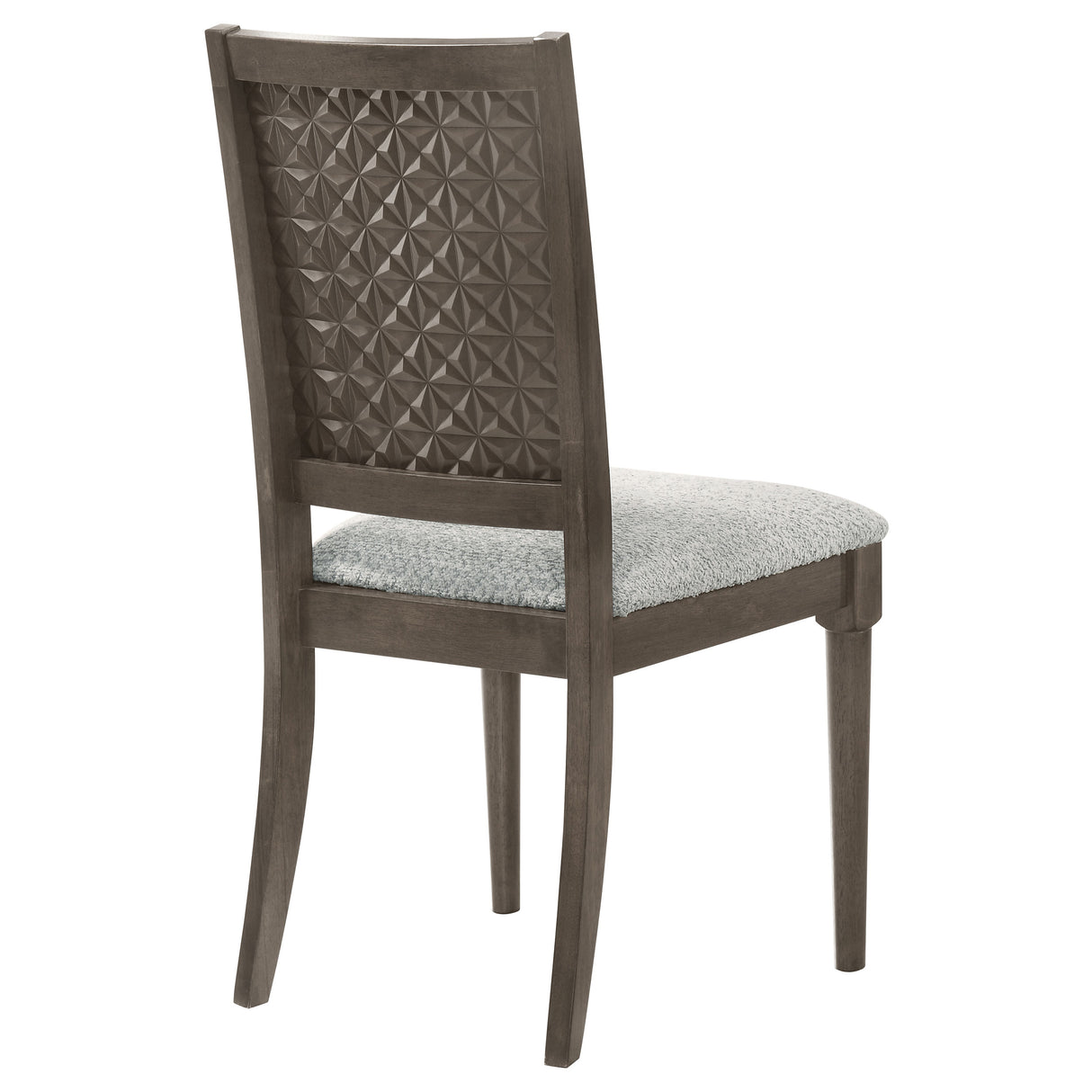Onslow Dark Brown Upholstered Dining Side Chair (Set Of 2)