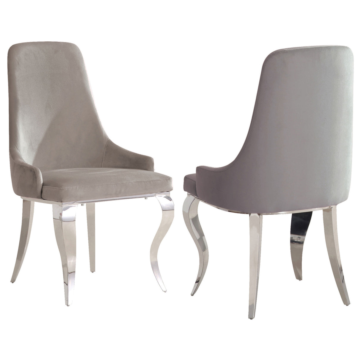 Antoine Upholstered Demi Arm Dining Chairs (Set Of 2)