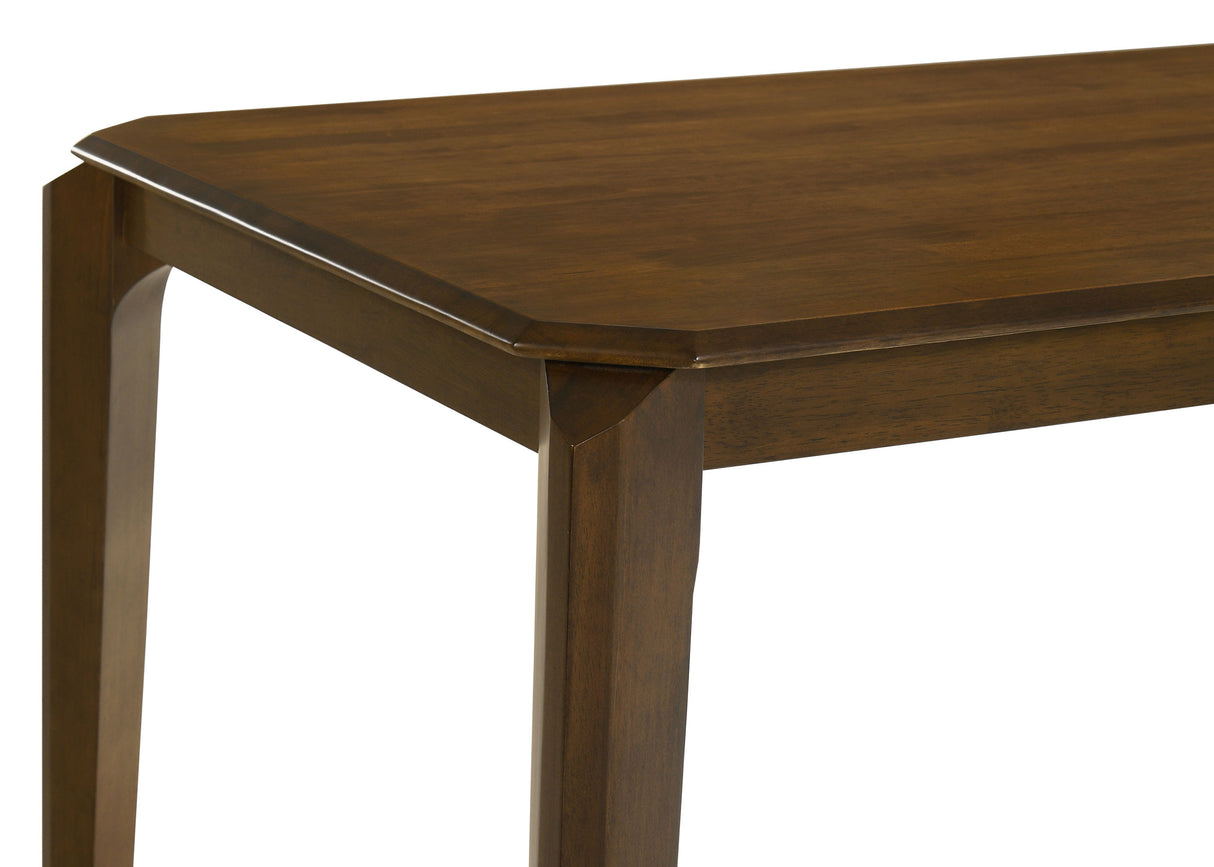 Almonte Dark Brown 59-Inch Rectangular Wood Dining Table