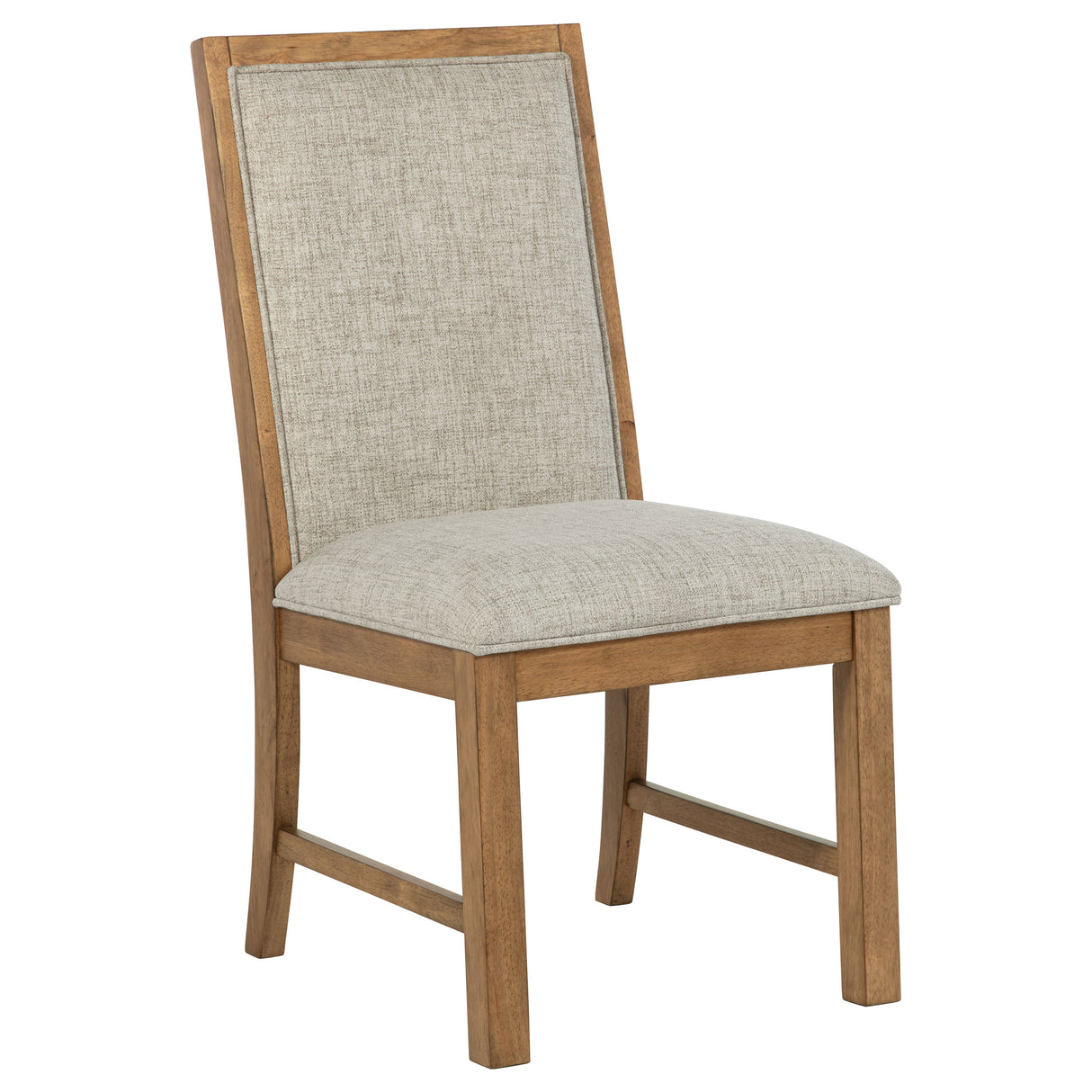Bruner Natural Brown Upholstered Dining Side Chair (Set Of 2)