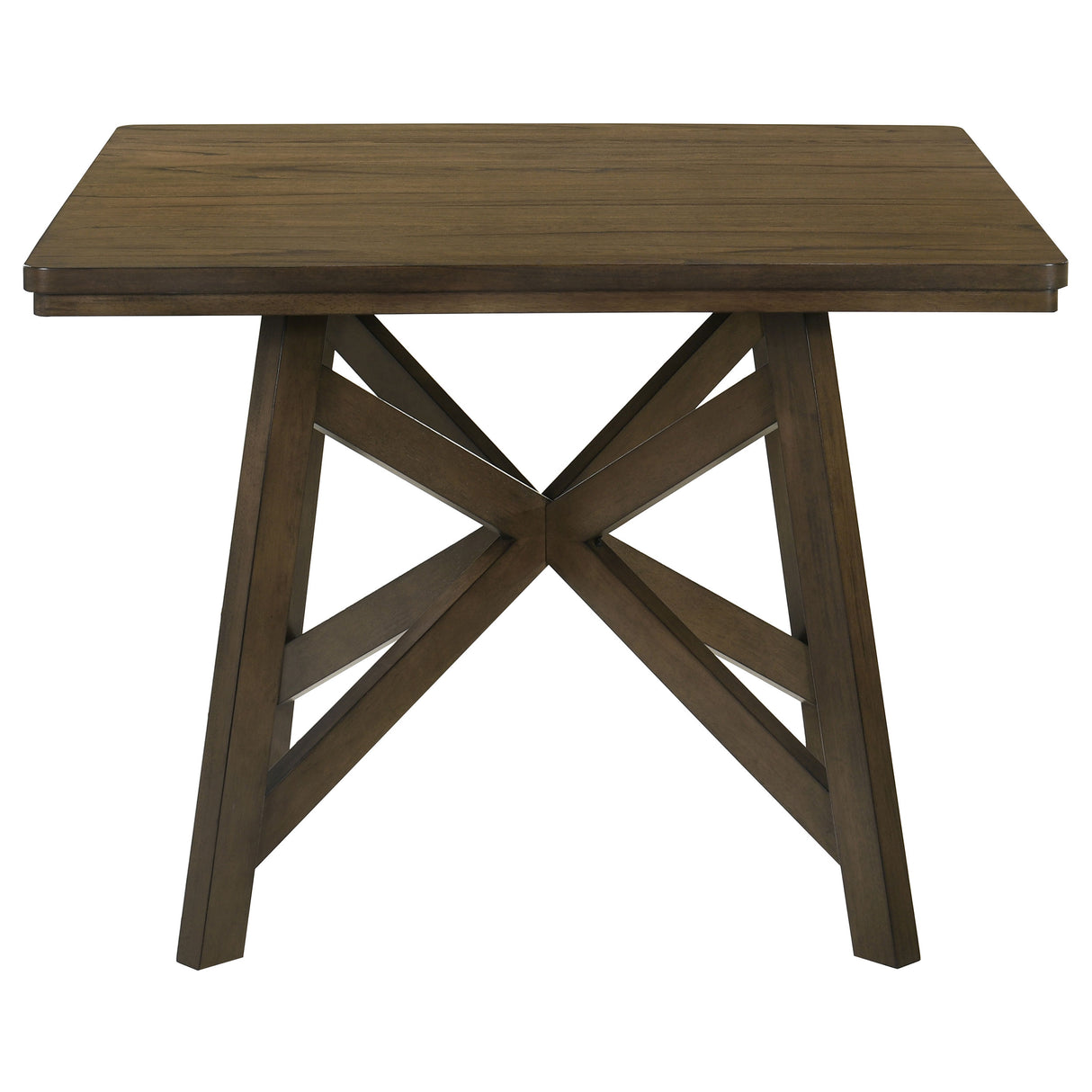 Canfield Brown 47-Inch Square Counter Height Dining Table