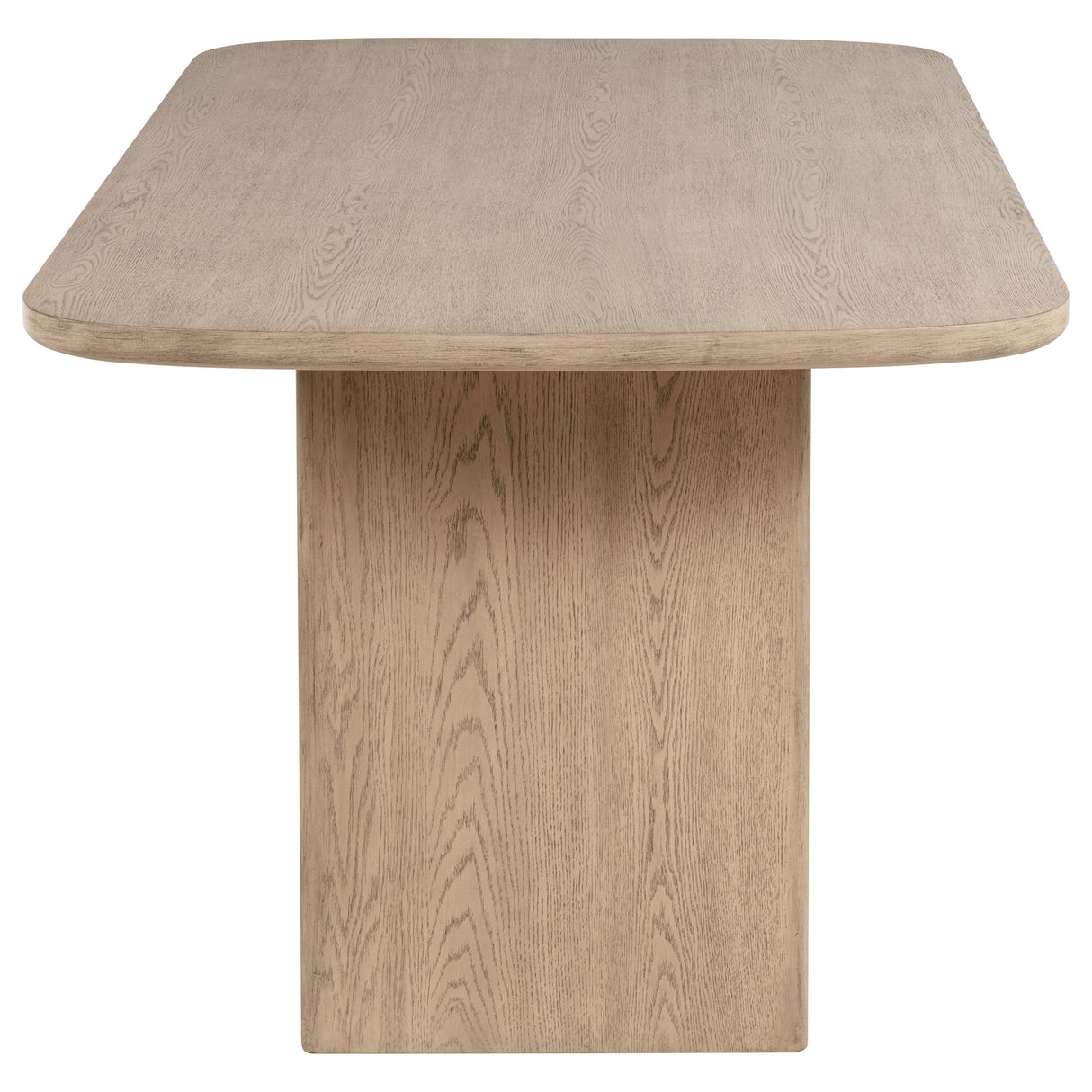 Kailani Beige Oak Cane Counter Height Storage Dining Table