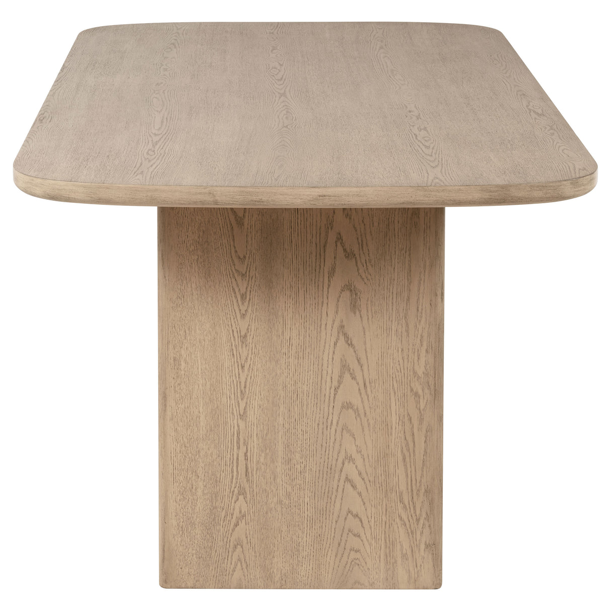 Kailani Beige Oak Cane Counter Height Storage Dining Table