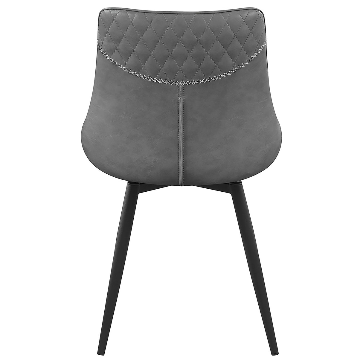 Brassie Upholstered Side Chairs Grey (Set Of 2)