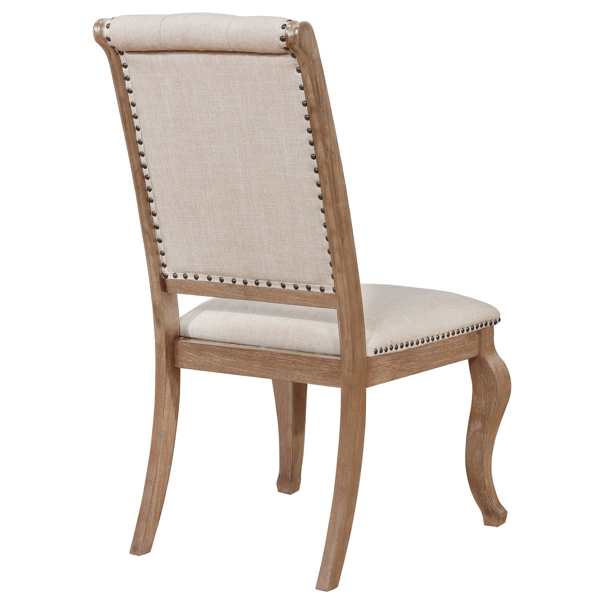 Brockway Cove Tufted Side Chairs Cream And Barley Brown (Set Of 2)