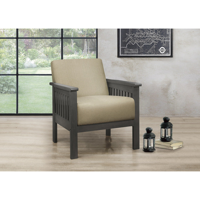 Lewiston Brown Accent Chair