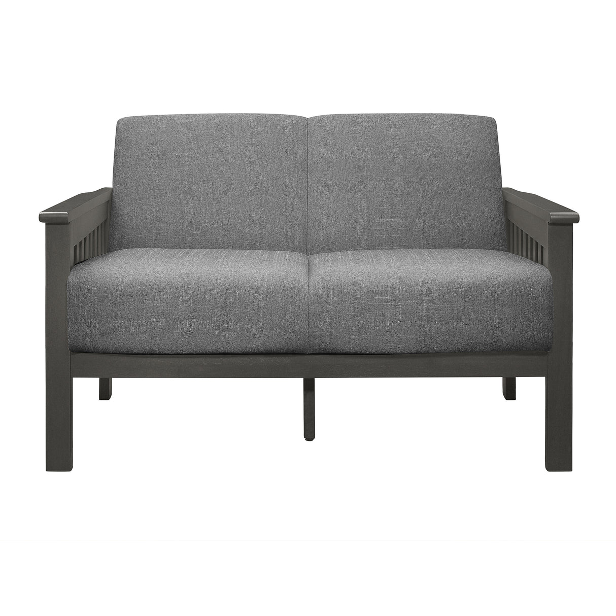 Lewiston Gray Loveseat