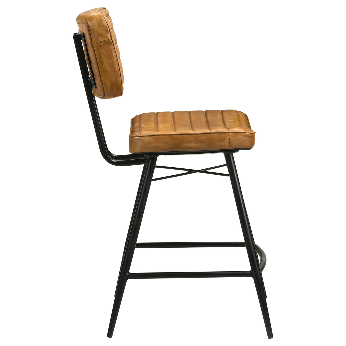 Partridge Upholstered Counter Height Stools With Footrest (Set Of 2)