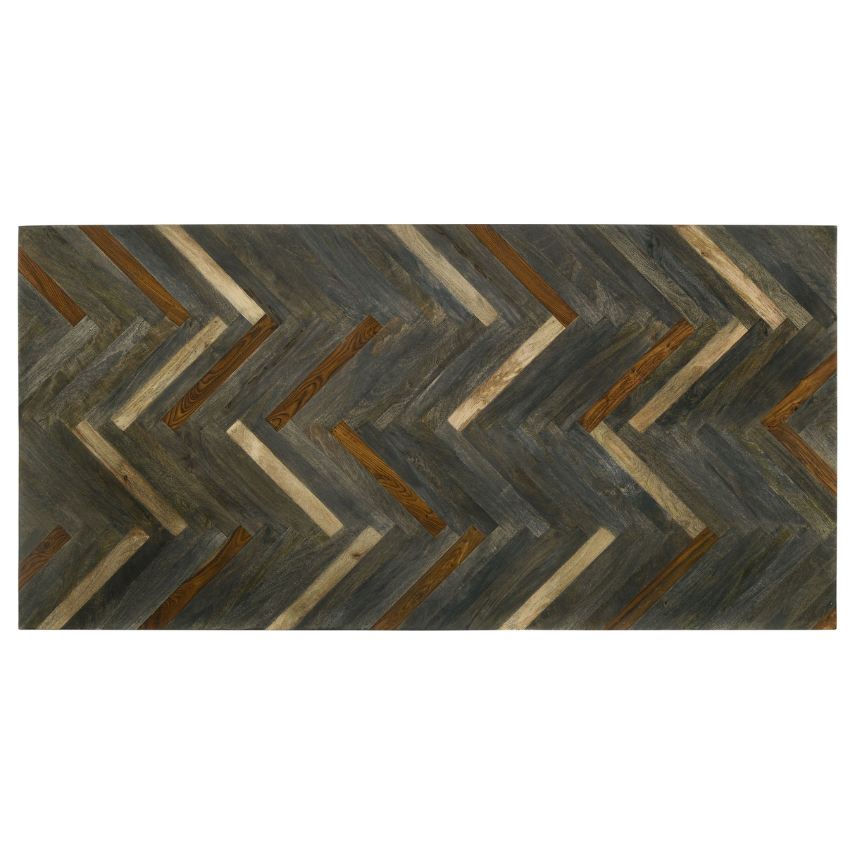 Misty Grey Sheesham 5-Piece Rectangular Dining Set And Camel