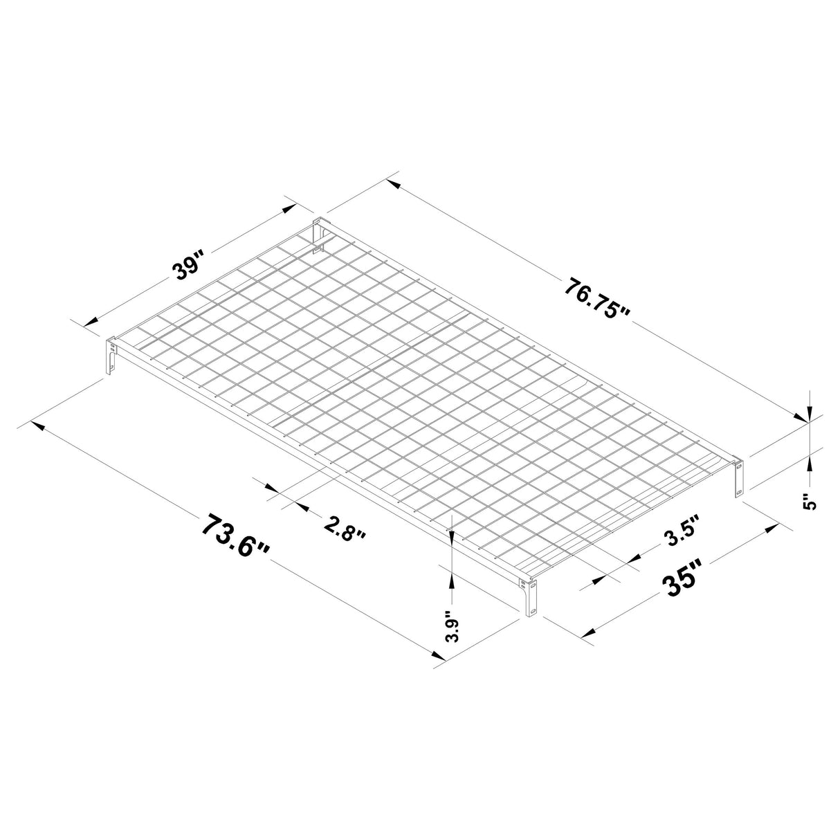 Pippa Link Spring Black