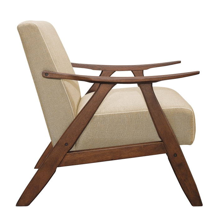 Damala Light Brown Accent Chair