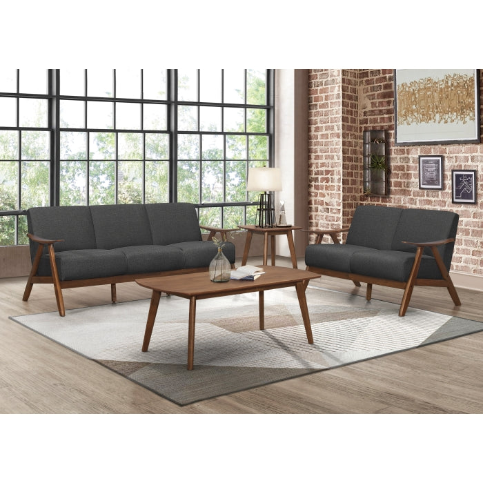 Damala Dark Gray Loveseat