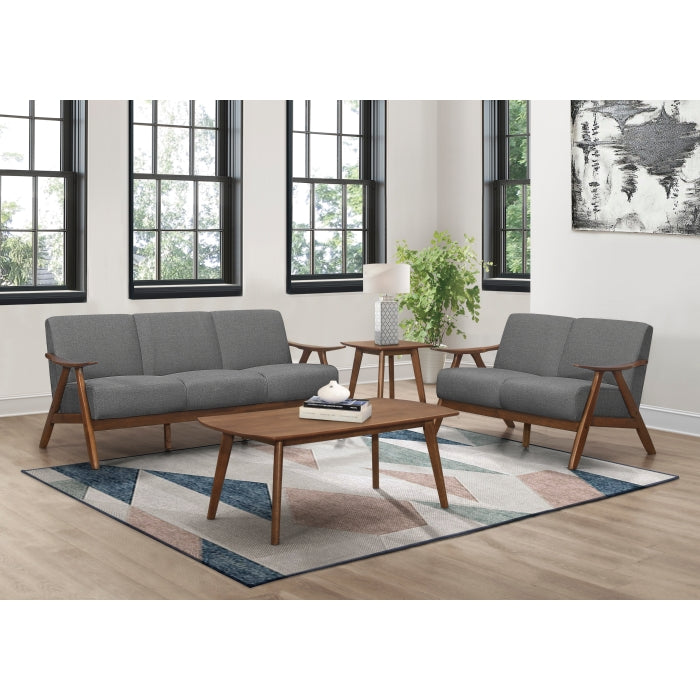 Damala Gray Loveseat