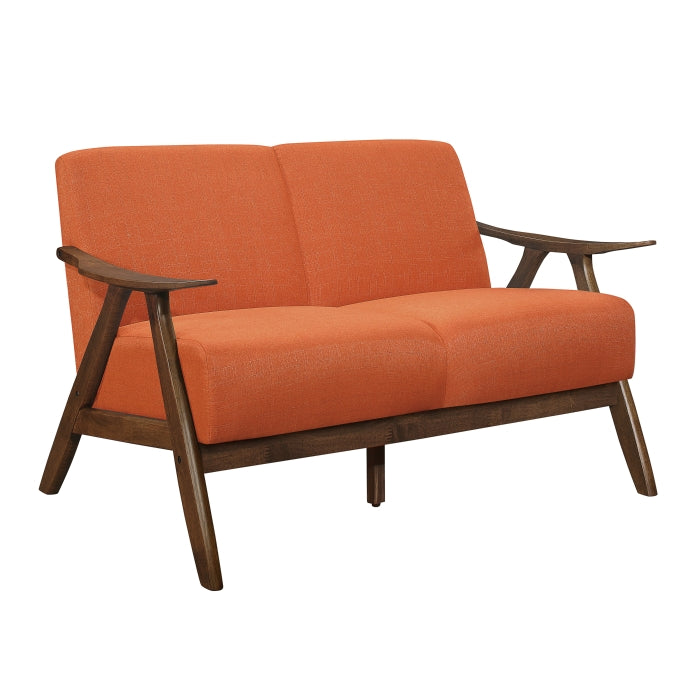Damala Orange Loveseat