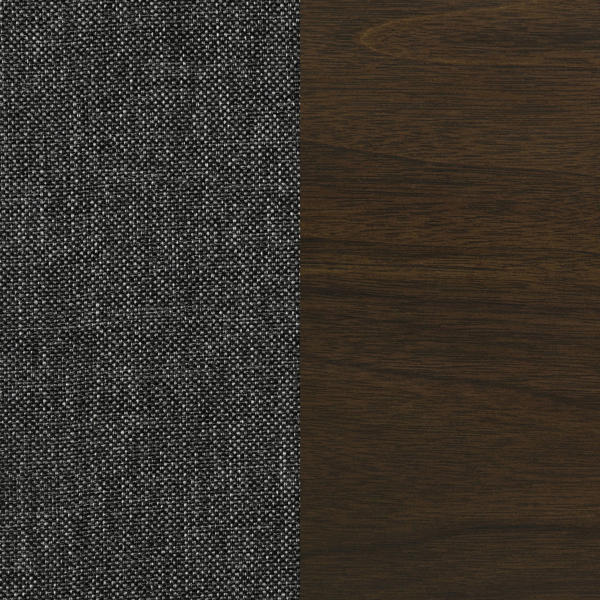 Wes Upholstered Side Chair (Set Of 2) Grey And Dark Walnut