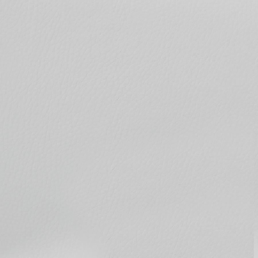 Bianca Upholstered Adjustable Bar Stools White And Chrome (Set Of 2)